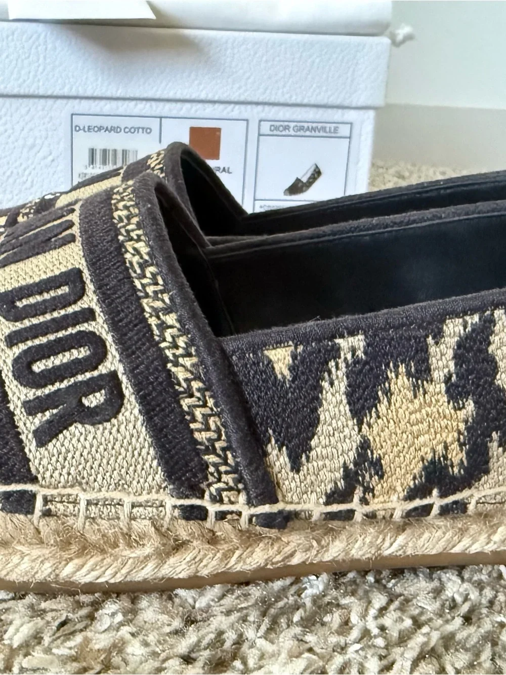 Dior espadrilles bold
